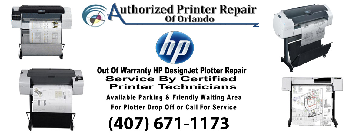 HP DesignJet Plotter Printer Repair